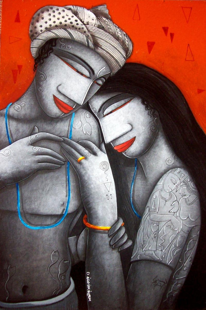 Love Iv Painting by Samir Sarkar | ArtZolo.com