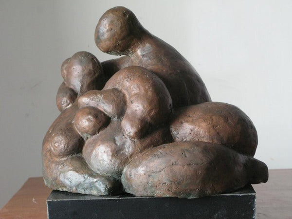 Lovers 3 Sculpture by Shankar Ghosh | ArtZolo.com