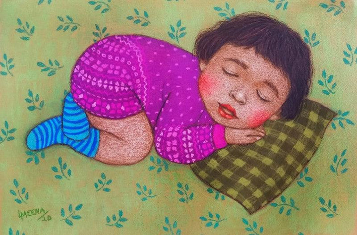 Lullaby 20 Painting by Meena Laishram | ArtZolo.com