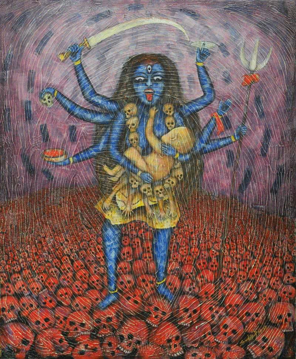 Maa Painting by Sudip Das | ArtZolo.com