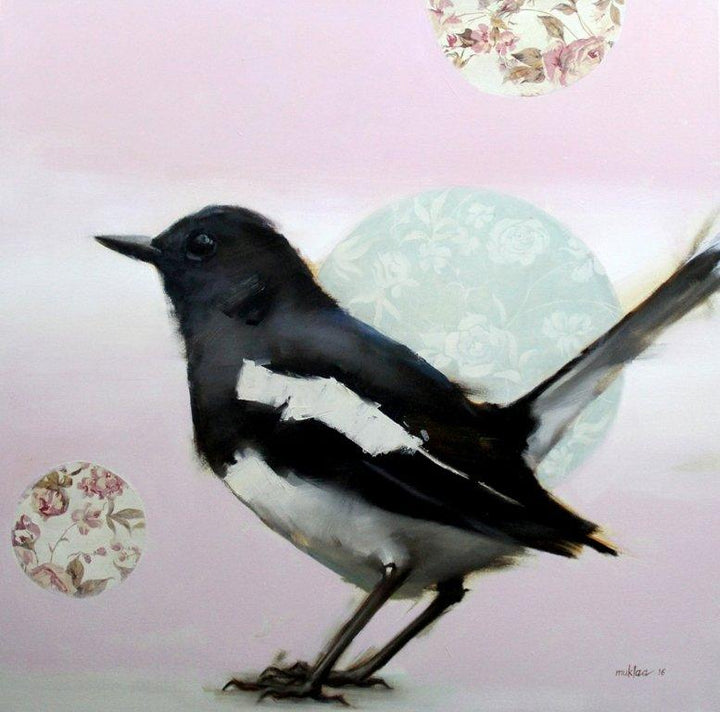 Magpie Painting by Mukta Avachat | ArtZolo.com