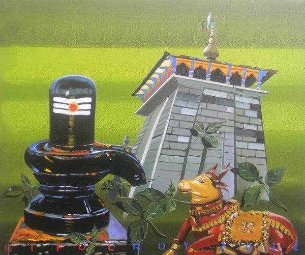 Maha Shivratri God Series 5 Painting by Bipul Roy | ArtZolo.com