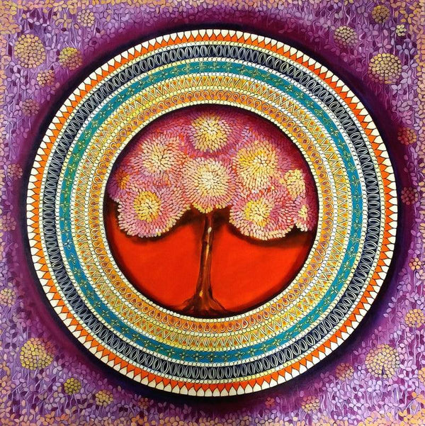 Mandala A Soul Connection 4 Painting by Nitu Chhajer | ArtZolo.com