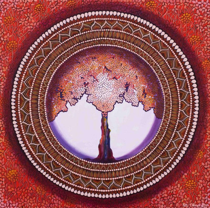 Mandala A Soul Connection Series 10 Painting by Nitu Chhajer | ArtZolo.com