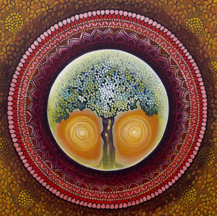 Mandala A Soul Connection Series 11 Painting by Nitu Chhajer | ArtZolo.com