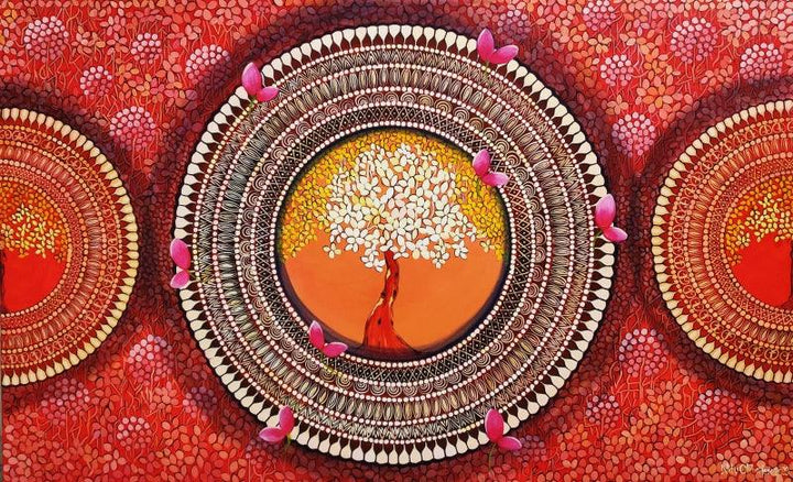 Mandala A Soul Connection Series 8 Painting by Nitu Chhajer | ArtZolo.com