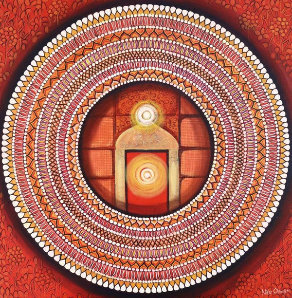 Mandala Awekening Light Inside Painting by Nitu Chhajer | ArtZolo.com