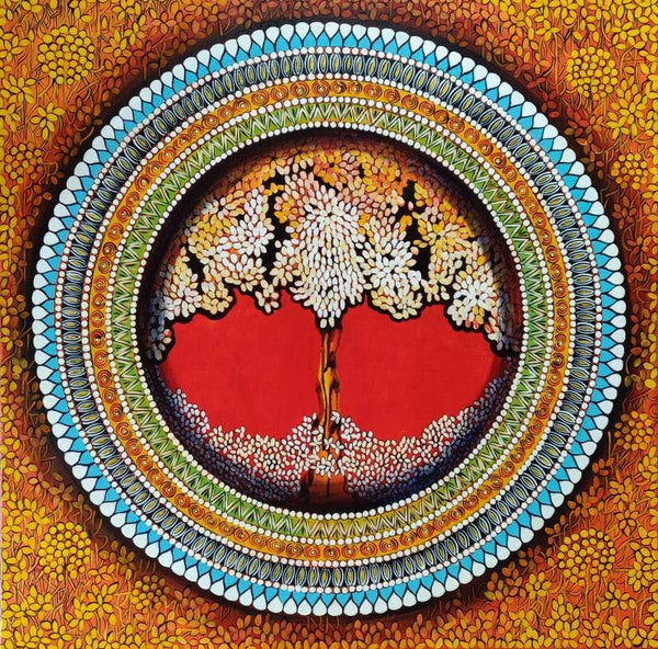 Mandala Soul Connection Series 7 Painting by Nitu Chhajer | ArtZolo.com