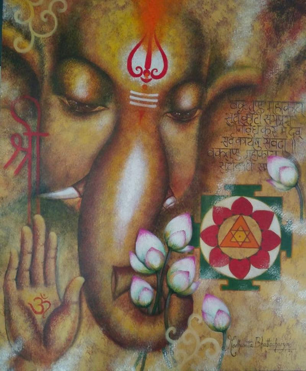 Mangalmurti Painting by Madhumita Bhattacharya | ArtZolo.com