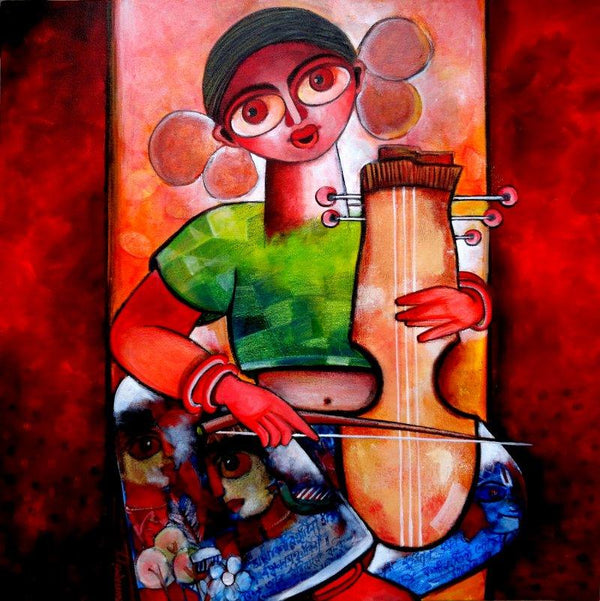 Manganiar Painting by Sharmi Dey | ArtZolo.com