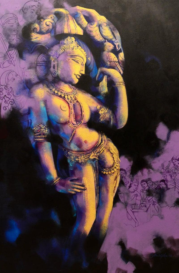 Manikarnika Painting by Devendra Nimbargikar | ArtZolo.com