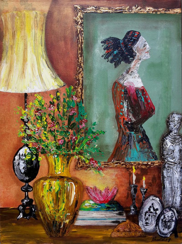 Mantel Painting by Sheetal Singh | ArtZolo.com