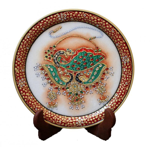Marble Plate 1 Handicraft by Ecraft India | ArtZolo.com