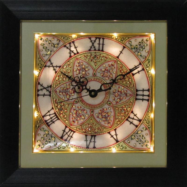 Marble Wall Clock 2 Handicraft by Ecraft India | ArtZolo.com