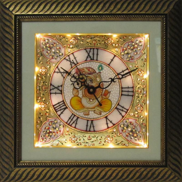 Marble Wall Clock 3 Handicraft by Ecraft India | ArtZolo.com