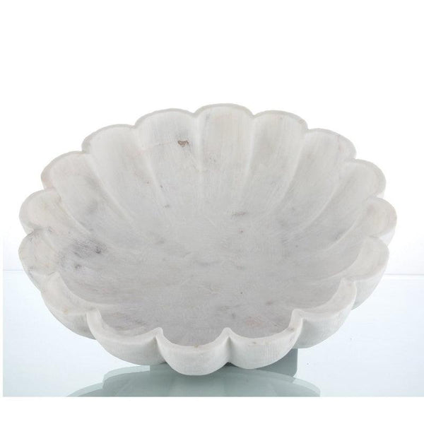 Marble Decorative Flower Bowl Handicraft by Unknown | ArtZolo.com
