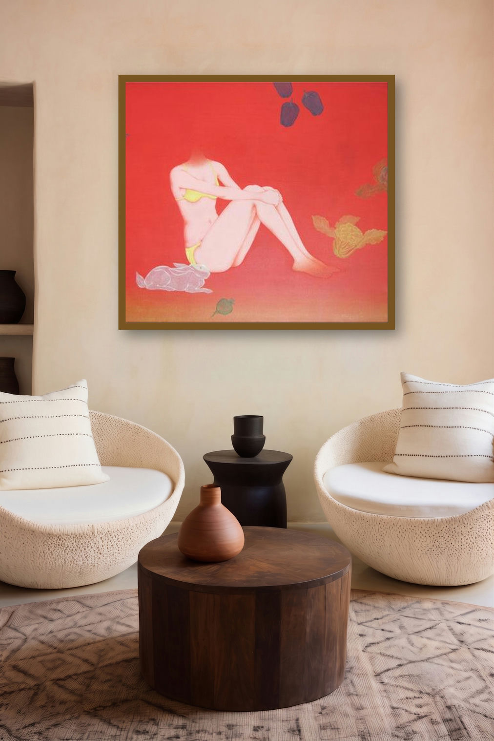 Market by artist Ram Prasad Halder displayed in a Modern gallery