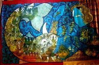 Matsya Painting by Ramesh Gorjala | ArtZolo.com