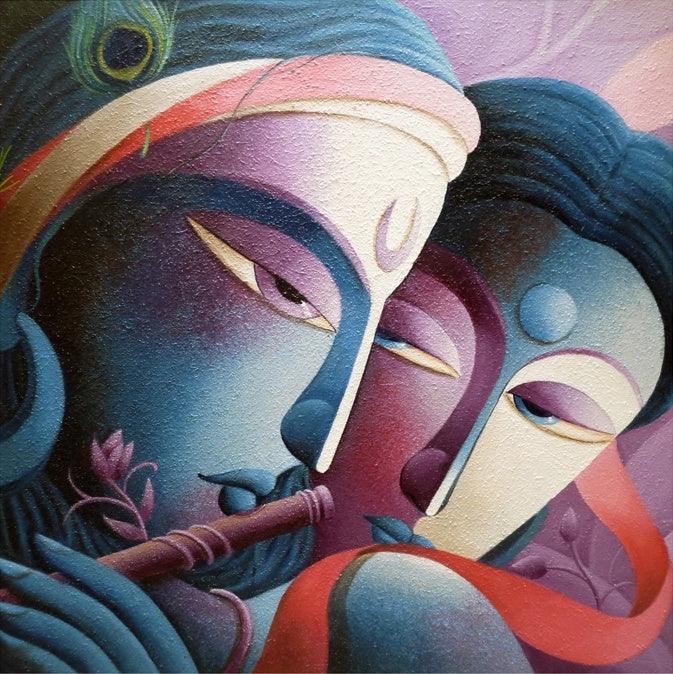 Mayavi 1 Painting by Dhananjay Mukherjee | ArtZolo.com