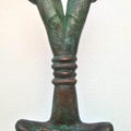 Figurative sculpture titled 'Meditation', 18x7x5 inches, by artist Dilip Paul on Bronze