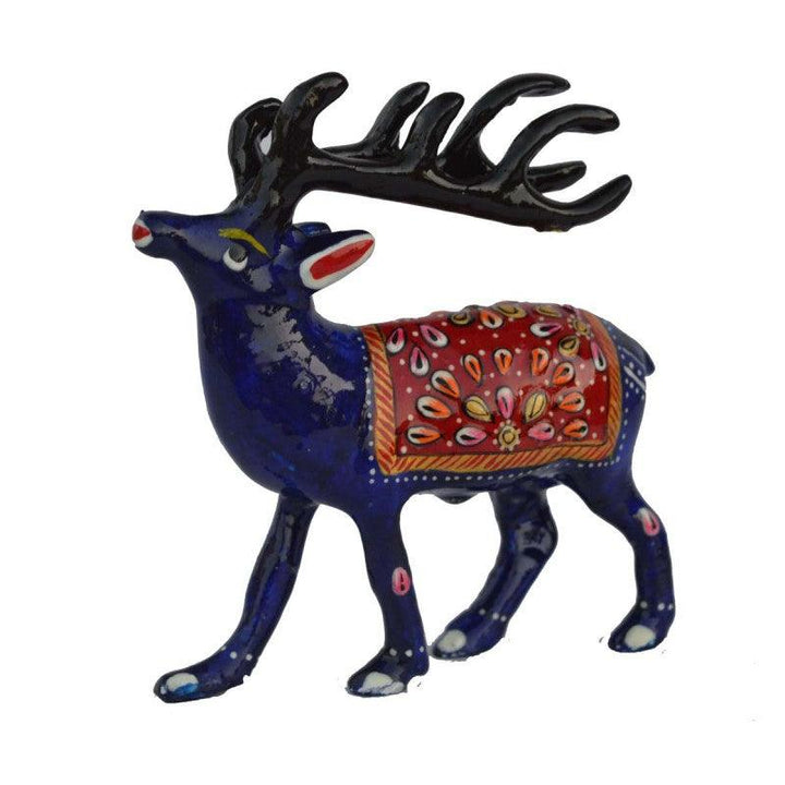 Meenakari Deer Figurine Handicraft by E Craft | ArtZolo.com