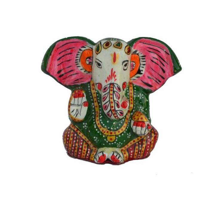Meenakari Lord Ganesha Statue Handicraft by E Craft | ArtZolo.com