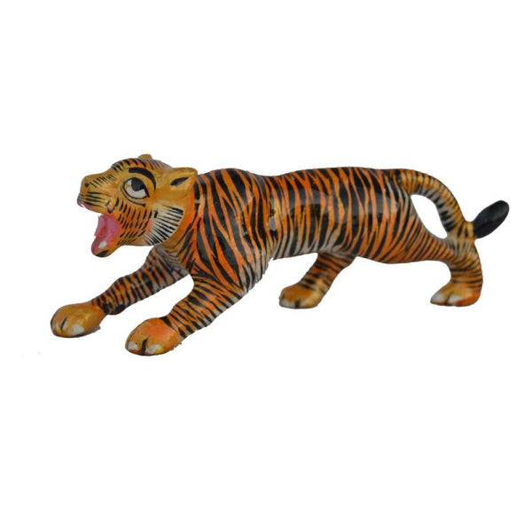Meenakari Tiger Statue Handicraft by E Craft | ArtZolo.com