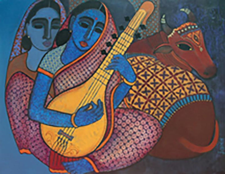 Megh Malhar Painting by Mamta Mondkar | ArtZolo.com