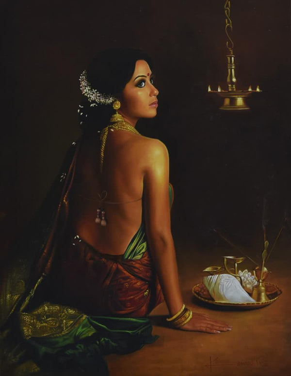 Mehek Painting by Kamal Rao | ArtZolo.com