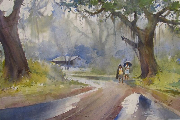 Monsoon 2 Painting by Bhargavkumar Kulkarni | ArtZolo.com