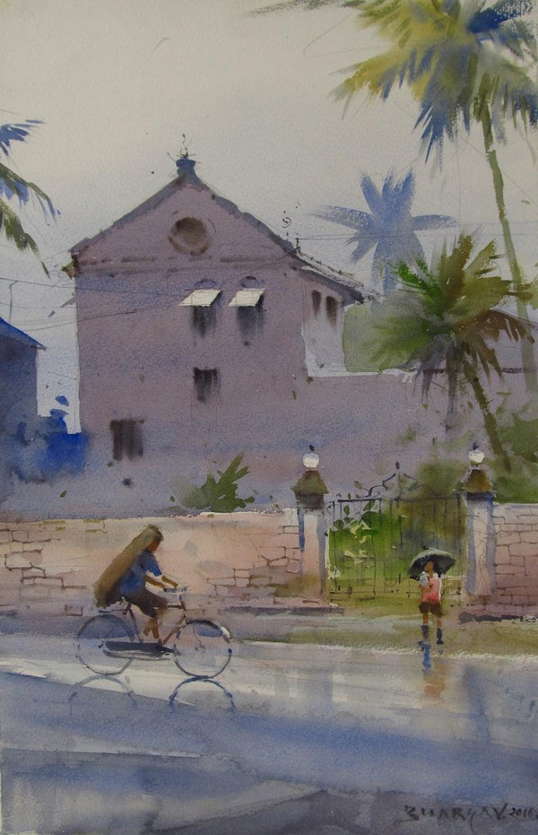Monsoon 3 Painting by Bhargavkumar Kulkarni | ArtZolo.com