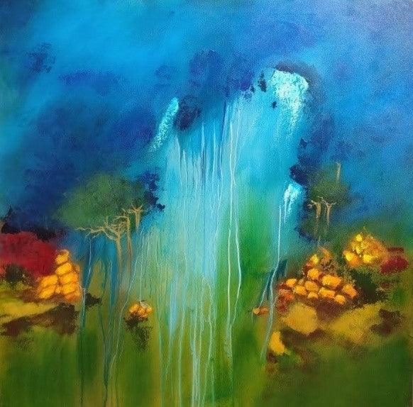 Monsoon Painting by Sanjay Dhawale | ArtZolo.com