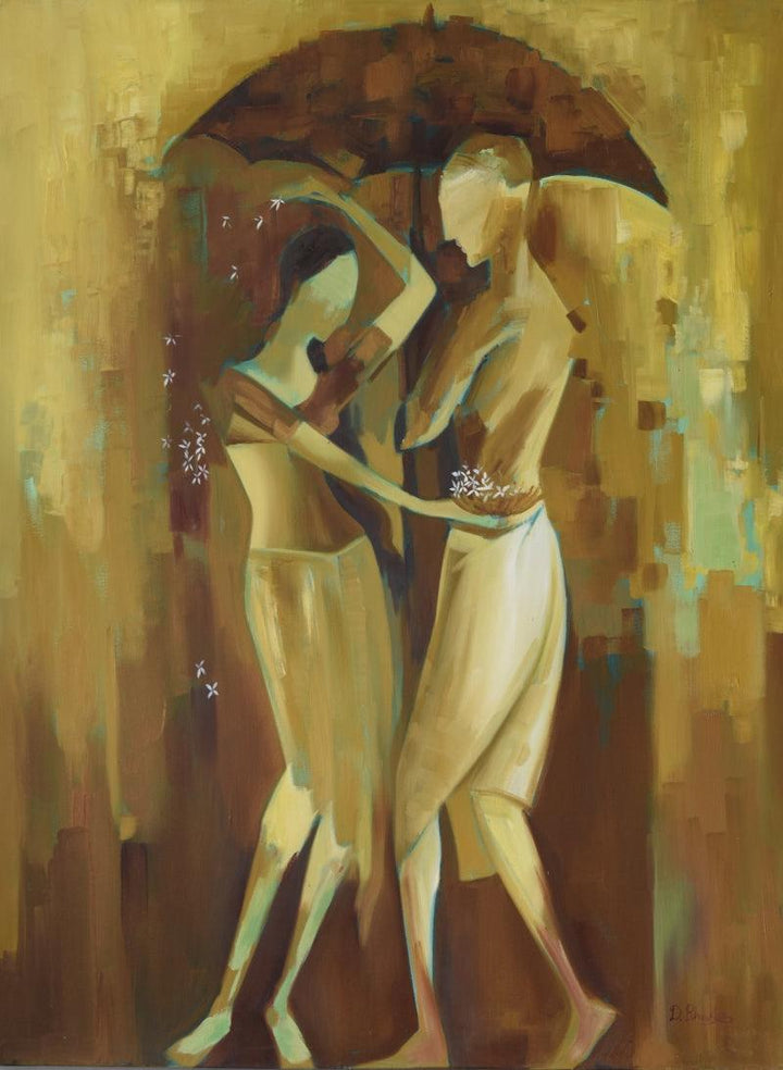 Monsoon Love Painting by Durshit Bhaskar | ArtZolo.com