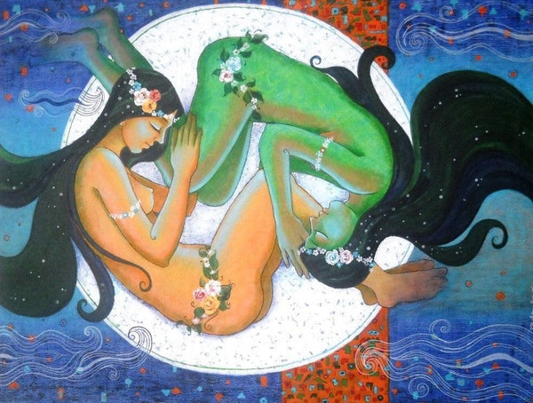 Moonlight Dream Painting by Pallavi Deodhar | ArtZolo.com