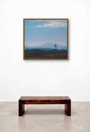 Morning by artist Fareed Ahmed displayed in a Scandinavian Foyer