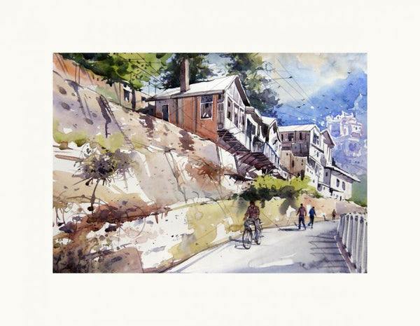 Morning Of Shimla Painting by Amit Kapoor | ArtZolo.com