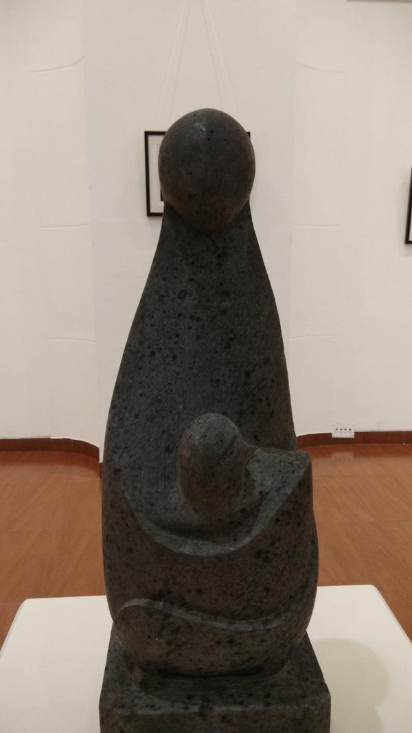 Mother And Child Sculpture by Hariram Phad | ArtZolo.com