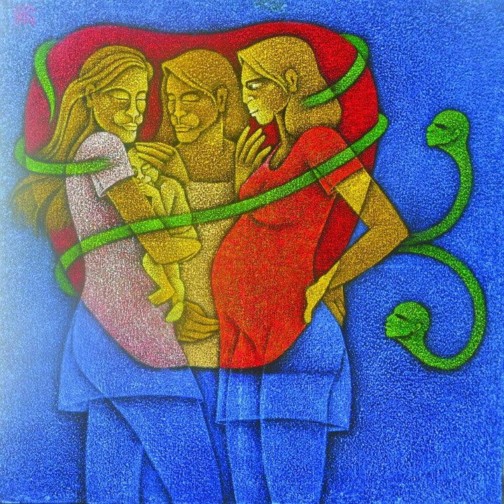 Motherhood Painting by Satyajeet Shinde | ArtZolo.com