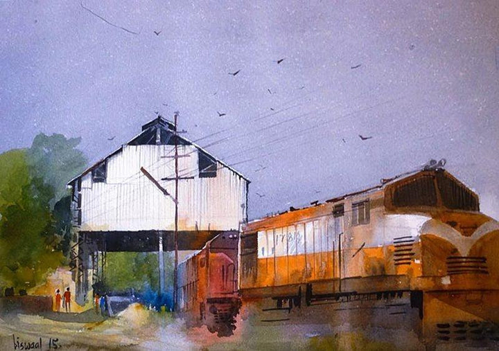 Motibagh Painting by Bijay Biswaal | ArtZolo.com