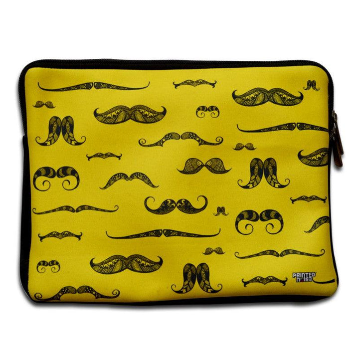 Moustache Ipad Sleeve Handicraft by Sejal M | ArtZolo.com