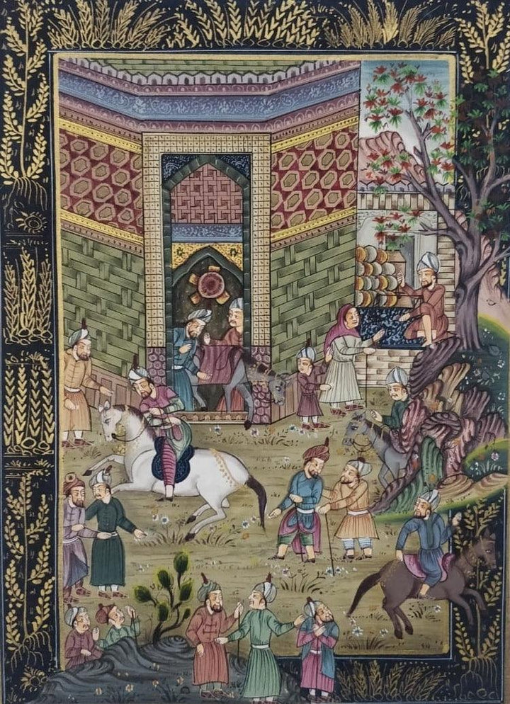 Mughal Traditional Art by Unknown | ArtZolo.com