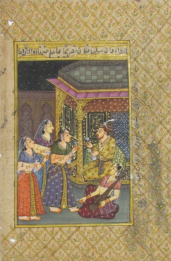 Mughal Painting Traditional Art by Unknown | ArtZolo.com