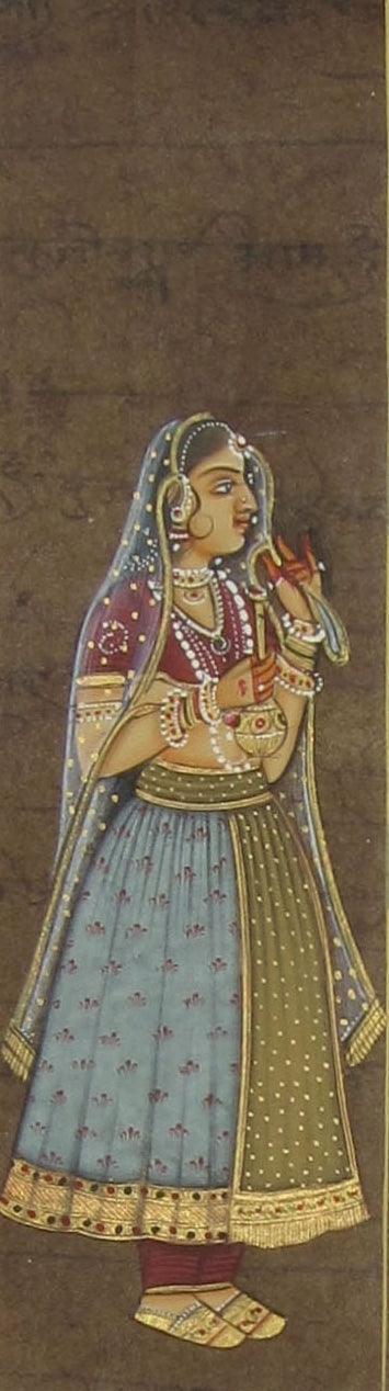 Mughal Queen Traditional Art by Unknown | ArtZolo.com