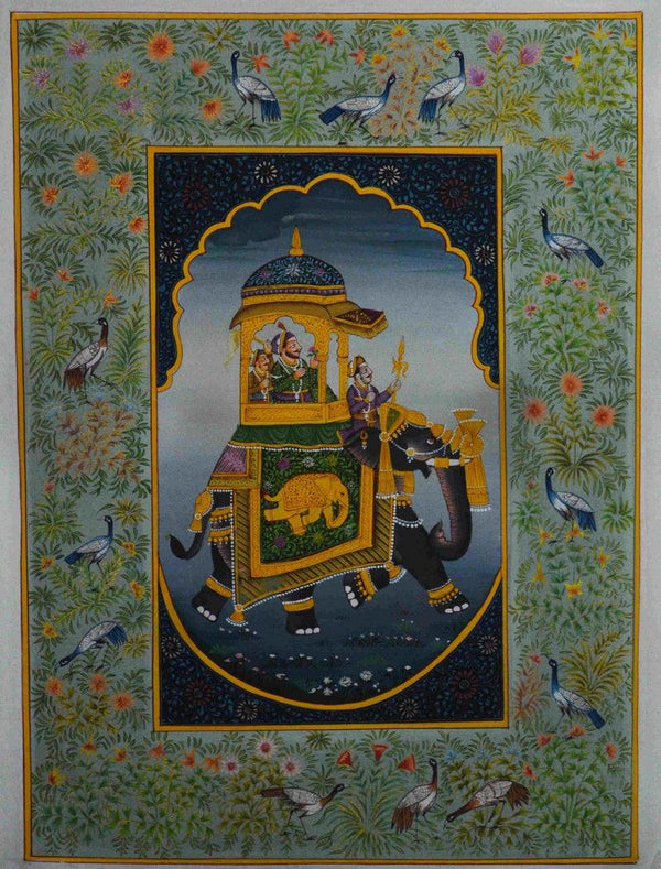 Mughal Queen On Ambari 3 Traditional Art by Unknown | ArtZolo.com