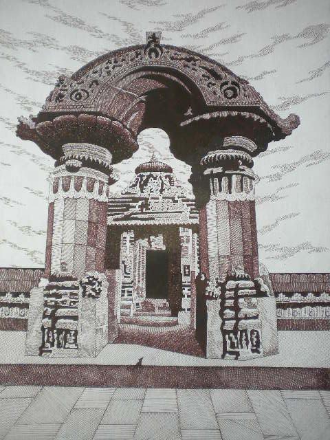 Mukteshwar Drawing by Pradeep Swain | ArtZolo.com