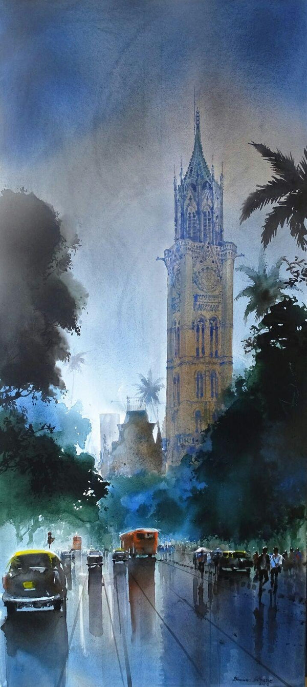 Mumbai Painting by Bhuwan Silhare | ArtZolo.com