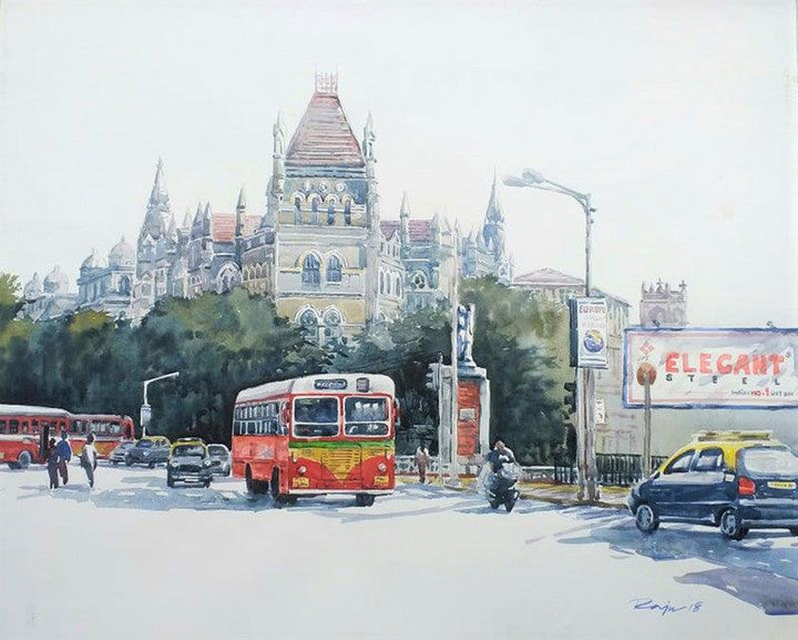 Mumbai Painting by Raju Sarkar | ArtZolo.com