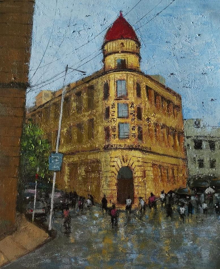 Mumbai Series 4 Painting by Sandeep Ghule | ArtZolo.com