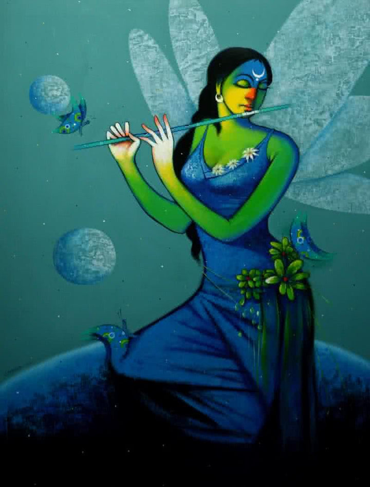 Music 1 Painting by Pramod Jagtap | ArtZolo.com