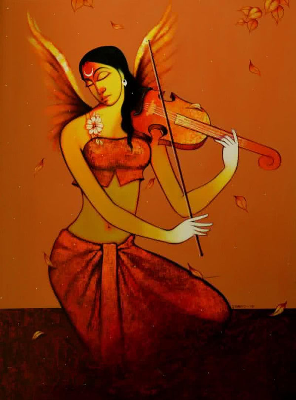 Music 2 Painting by Pramod Jagtap | ArtZolo.com